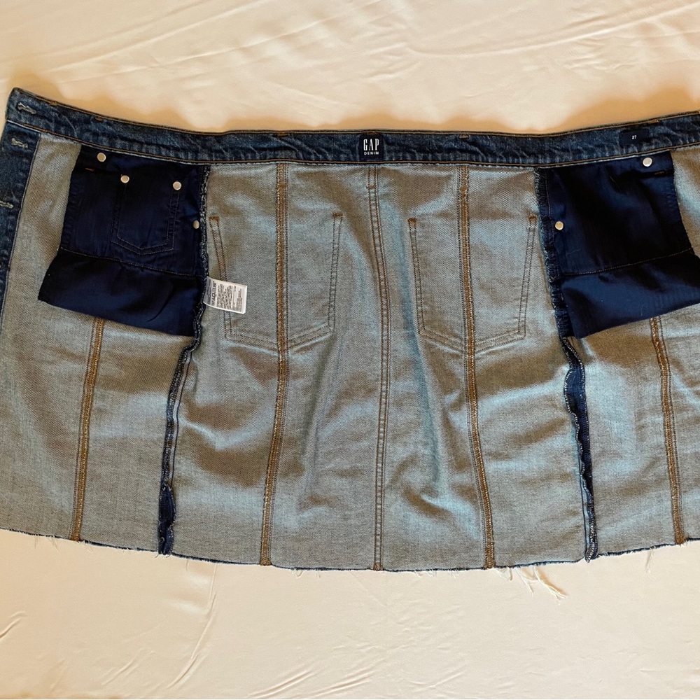 Gap Denim mini skirt size 27 XS - Picture 4 of 9